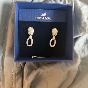 Swarovski Selma Pierced Crystal Earrings